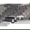 Mexen Velar плъзгаща се душ стена Walk-in 140 x 200 см, матирано стъкло 8 мм, бяло - 871-140-000-33-20