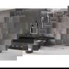 Mexen Velar стена за душ bath Walk-in 110 x 200 см, матово стъкло 8 мм, златно - 871-110-000-33-50