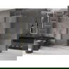 Mexen Velar преграда за душ с плъзгане Walk-in 140 x 200 см, мат 8 мм, златна - 871-140-000-33-50