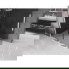 Mexen Velar стена за душ 140 x 200 см, графит 8 мм, бяла - 871-140-000-43-20