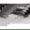 Mexen Velar стена за душ 140 x 200 см, графит 8 мм, бяла - 871-140-000-43-20