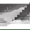 Mexen Velar стена за душ 140 x 200 см, графит 8 мм, бяла - 871-140-000-43-20