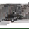 Mexen Velar разтеглив панел за душ кабина Walk-in 160 x 200 см, матово стъкло 8 мм, наподобяваща мед - 871-160-000-33-65