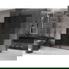 Mexen Velar разтегляема стена за душ Walk-in 150 x 200 см, графит 8 мм, черно - 871-150-000-43-70