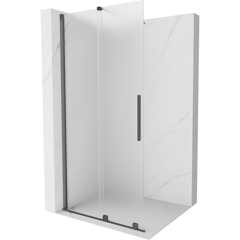 Mexen Velar плъзгащо се душово табло Walk-in 90 x 200 cm, матирано 8 mm, почистено в