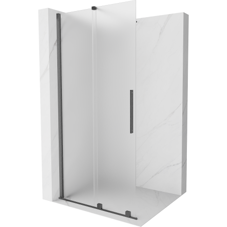 Mexen Velar плъзгащо се душово табло Walk-in 90 x 200 cm, матирано 8 mm, почистено в