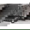Mexen Velar разтегателна стена за душ Walk-in 70 x 200 см, графит 8 мм, gun gray шлифован - 871-070-000-43-66