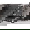 Mexen Velar разтегляема душ параван Walk-in 70 x 200 см, графит 8 мм, gun metal - 871-070-000-43-95