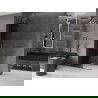 Mexen Velar душова стена с плъзгане Walk-in 100 x 200 см, графит 8 мм, gun metal - 871-100-000-43-95