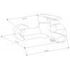 Mexen Sabre Черна баня комплект R72 - 72103R72-70