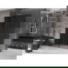 Mexen Velar разтегляема стена за душ Walk-in 150 x 200 см, графит 8 мм, gun metal - 871-150-000-43-95