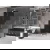 Mexen Velar разтегателен душ панел Walk-in 70 x 200 см, графит 8 мм, четкан никел - 871-070-000-43-97