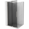 Mexen Velar душова стена отваряема Walk-in 85 x 200 см, графит 8 мм, четкан никел - 871-085-000-43-97
