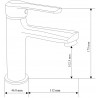 Mexen Sabre DF62 комплект за душ, хром - 72104DF62-00