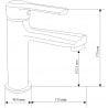 Mexen Sabre DF05 комплект за душ, черен - 72104DF05-70
