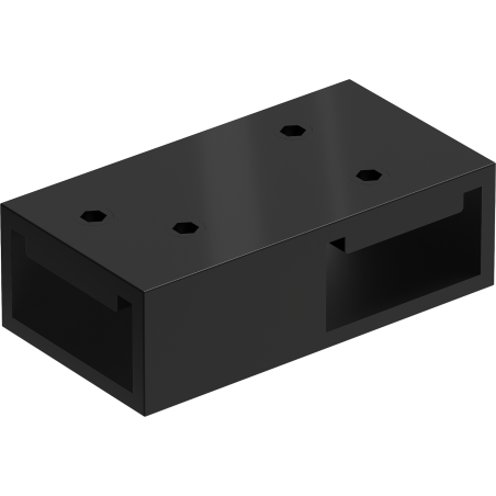 Mexen T съединител за стенни подпори, черен - 800-09-70