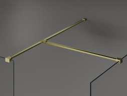 Mexen свързващ T елемент за стенни опори, златисто четка - 800-09-55