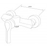 Mexen Sabre Душ комплект DB72, хром - 72104DB72-00