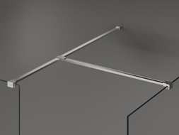 Mexen T свързващ елемент за стенни стойки, четкан никел - 800-09-97