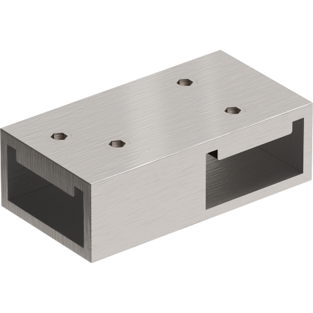 Mexen T свързващ елемент за стенни стойки, четкан никел - 800-09-97