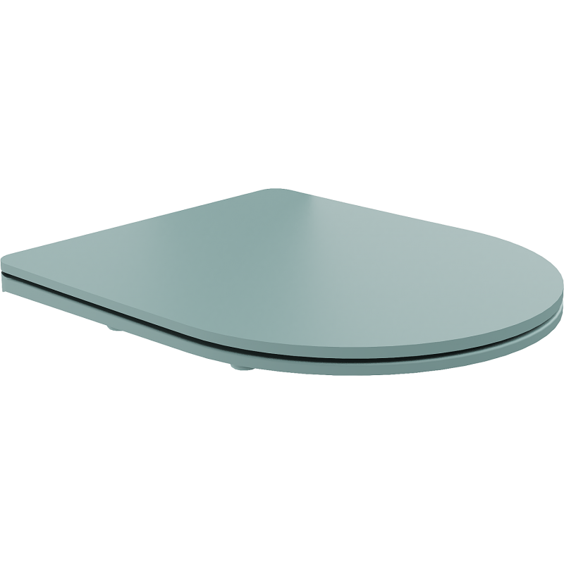 Mexen дъска със забавено падане slim, дуропласт, светло зелена мат - 39740048