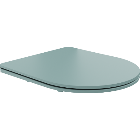 Mexen дъска със забавено падане slim, дуропласт, светло зелена мат - 39740048