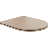 Mexen тънка, забавяща се седалка, дуропласт, матово капучино - 39740064