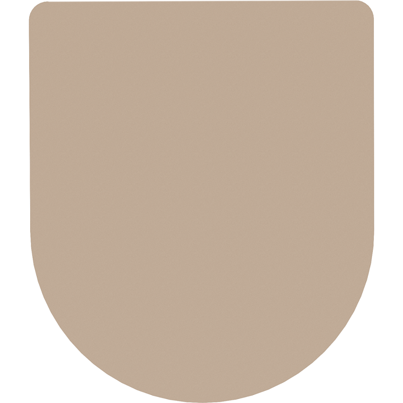 Mexen тънка, забавяща се седалка, дуропласт, матово капучино - 39740064