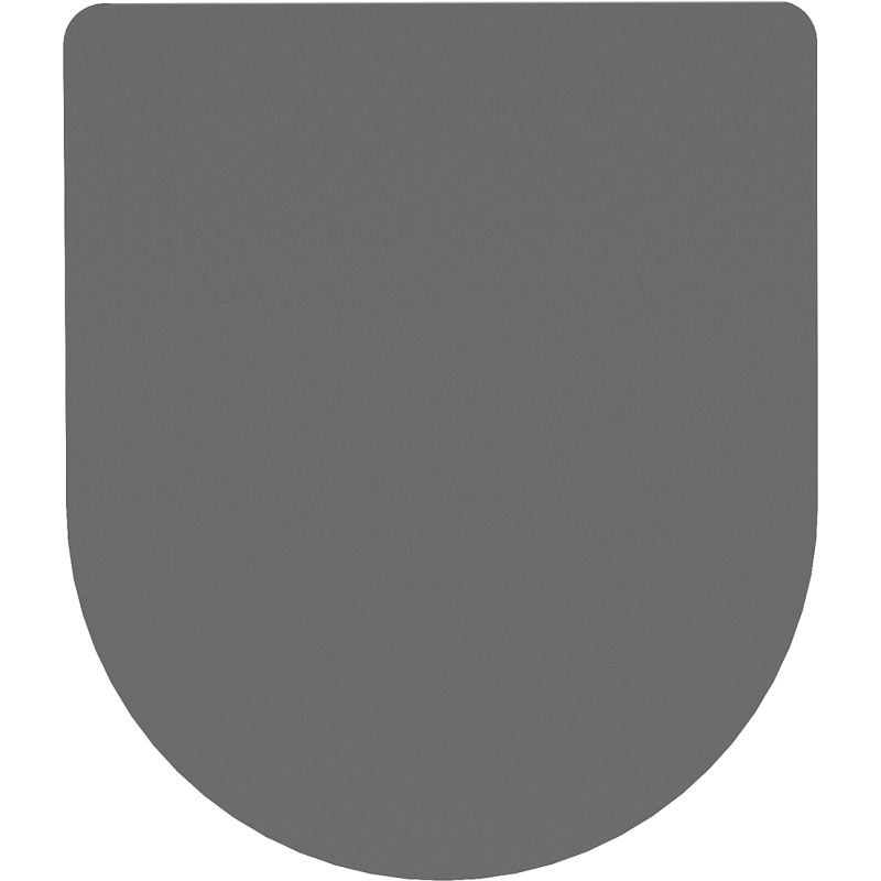 Mexen седалка с плавно спускане slim, дуропласт, тъмно сива мат - 39740071