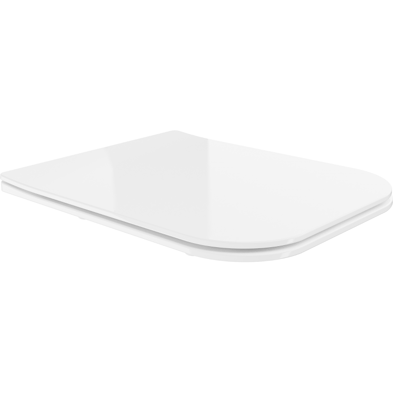 Mexen Madox бавно спускаща се тънка дъска, дуропласт, бял гланц - 39154000