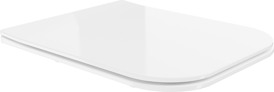 Mexen Madox бавно спускаща се тънка дъска, дуропласт, бял гланц - 39154000