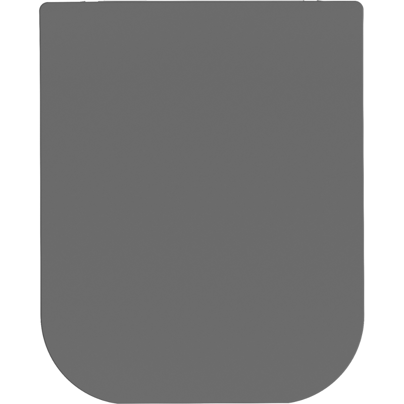 Mexen Madox седалка за тоалетна, тънко падаща, дуропласт, тъмно сиво мат - 39154061