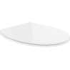 Mexen Egg седалка за тоалетна със забавено затваряне, тънка, дуропласт, бял гланц - 39243000