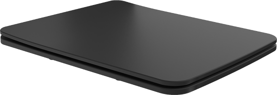 Mexen Vera седалка с плавно затваряне slim, дуропласт, черен мат - 39164085