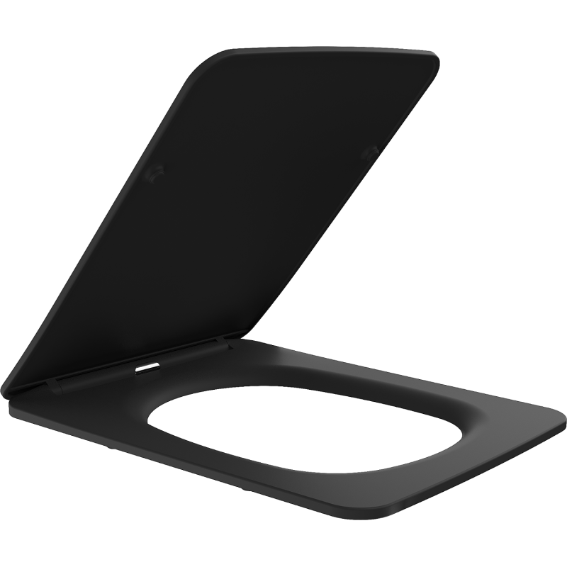 Mexen Vera седалка с плавно затваряне slim, дуропласт, черен мат - 39164085