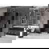 Mexen Velar L Duo душ кабина с плъзгаща се врата 90 x 80 см, графит, хром - 871-090-080-02-43-01