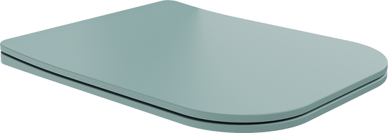 Mexen Teo седалка за тоалетна с плавно затваряне, slim, дуропласт, светло зелено мат - 39840048