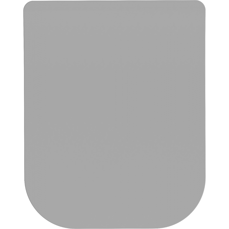 Mexen Teo седалка бавно-спускаща се slim, дуропласт, светлосива матова - 39840061