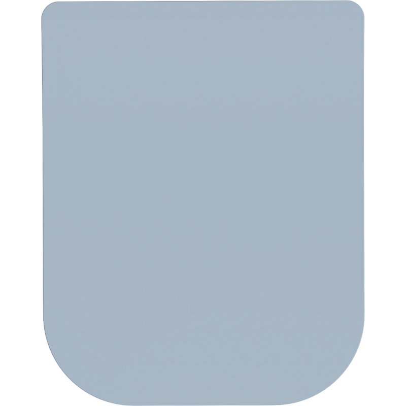 Mexen Teo плавно падаща тънка седалка, дуропласт, сиво-син мат - 39840069