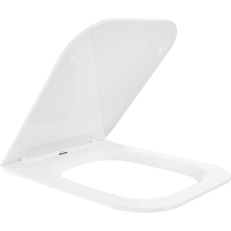 Mexen Madox бавно спускаща се тънка дъска, дуропласт, бял гланц - 39154000