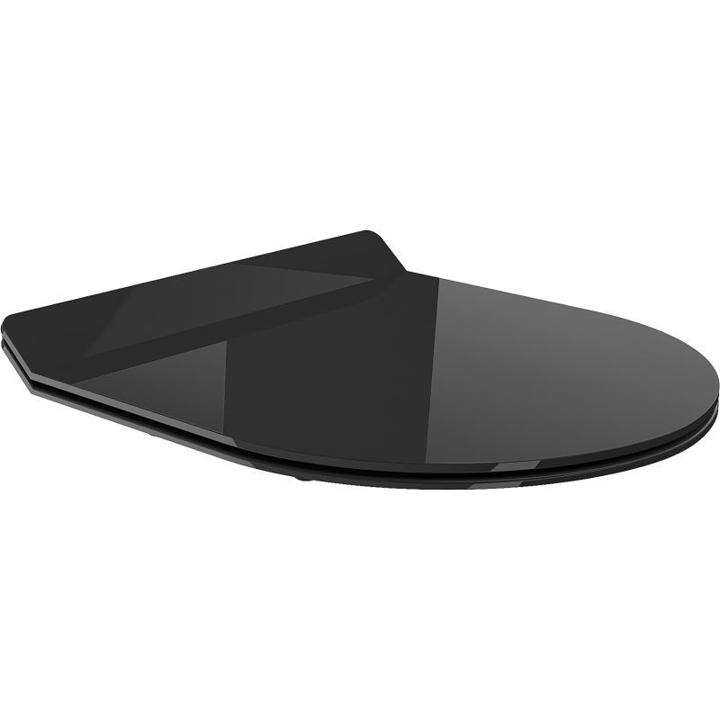 Mexen Lena бавно спускащи се тънки дъски, дуропласт, черен блясък - 39242070