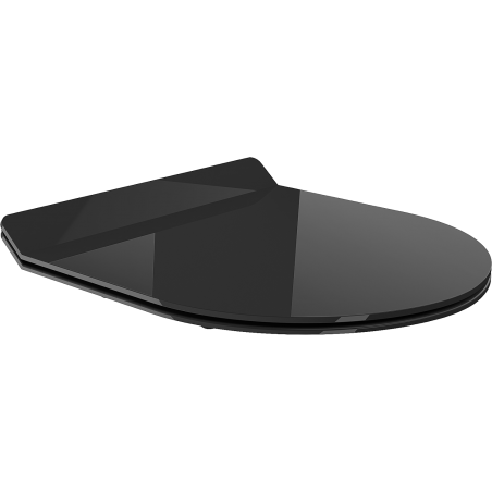 Mexen Lena бавно спускащи се тънки дъски, дуропласт, черен блясък - 39242070