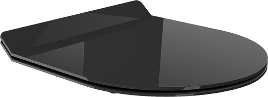 Mexen Lena бавно спускащи се тънки дъски, дуропласт, черен блясък - 39242070