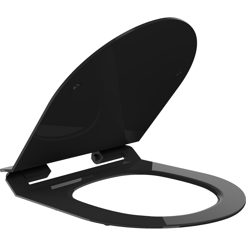 Mexen Lena бавно спускащи се тънки дъски, дуропласт, черен блясък - 39242070