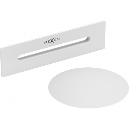 Mexen Uni корк с преливник за свободностояща вана, бял - 5100-20