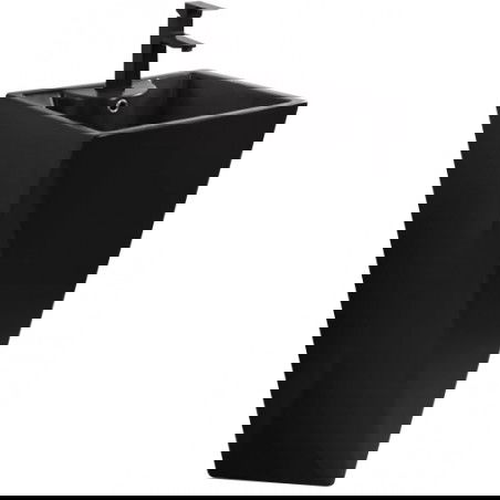 Mexen Ida подова мивка 47 x 47 см, черен мат - 26114670