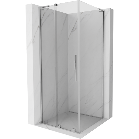 Mexen Velar L плъзгаща се душ кабина 120 x 120 см, прозрачна, хром - 871-120-120-03-01
