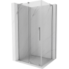 Mexen Velar L плъзгаща се душ кабина 120 x 110 см, прозрачна, хром - 871-120-110-03-01