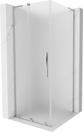Mexen Velar L плъзгаща се душ кабина 110 x 110 cm, матирана, хром - 871-110-110-33-01