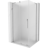 Mexen Velar L плъзгаща се душ кабина 110 x 80 см, матирано, хром - 871-110-080-33-01